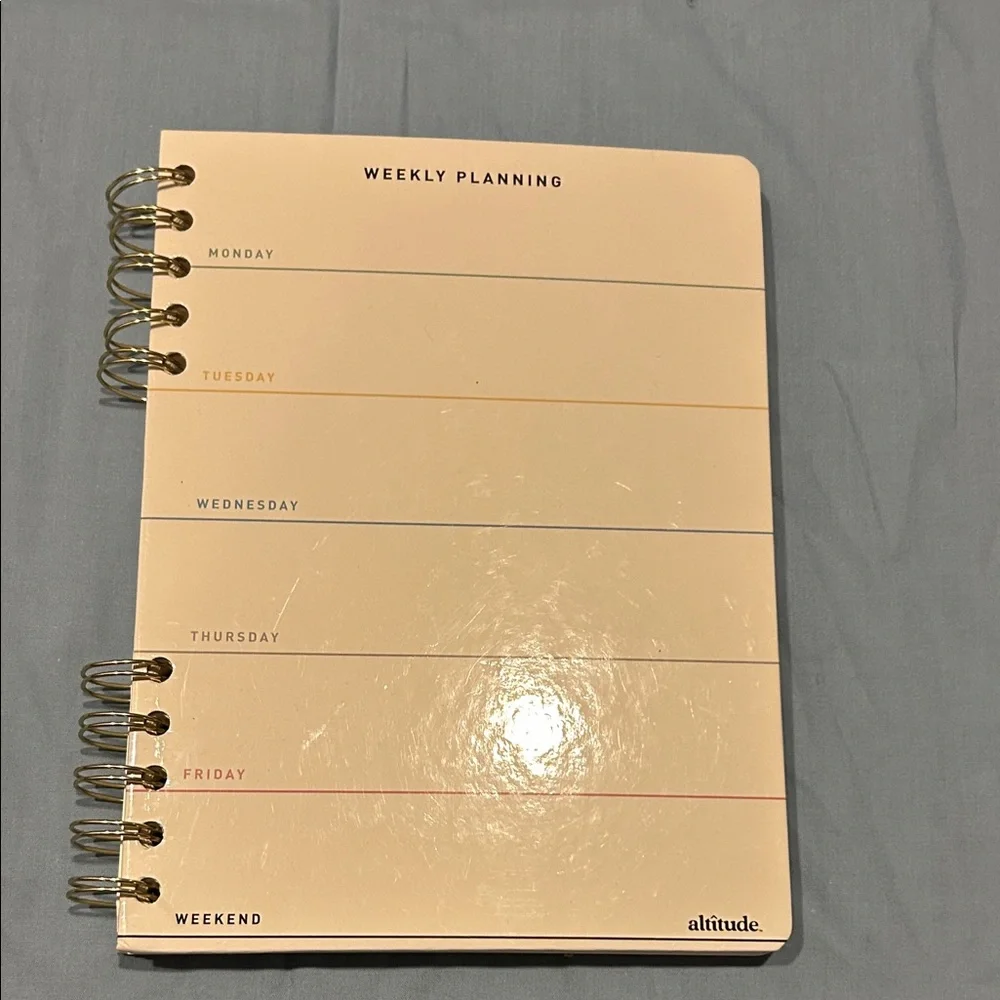 Altitude Weekly Planner with Spiral Binding - Picture 1 of 4